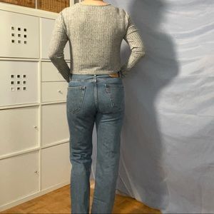 Men's 505 Levi's, size 30w 30L. Perfect "boyfriend jean".